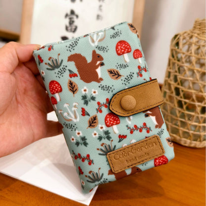 Multifunctional Tri-fold Fashion Multi-card-slot Printed Wallet