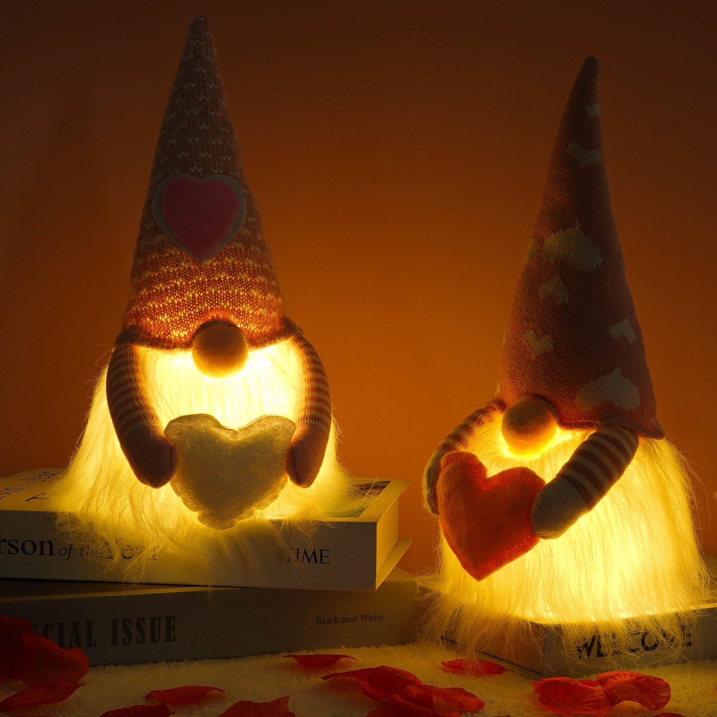 Valentine's Day Faceless Doll Glowing Love Doll Ornaments Festival Gift Decorations