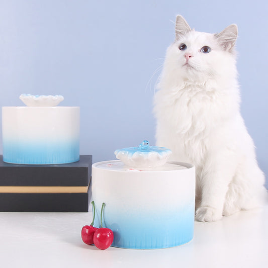 Automatic Circulating Heating Thermostat Ceramics For Cat Drinking Fountains