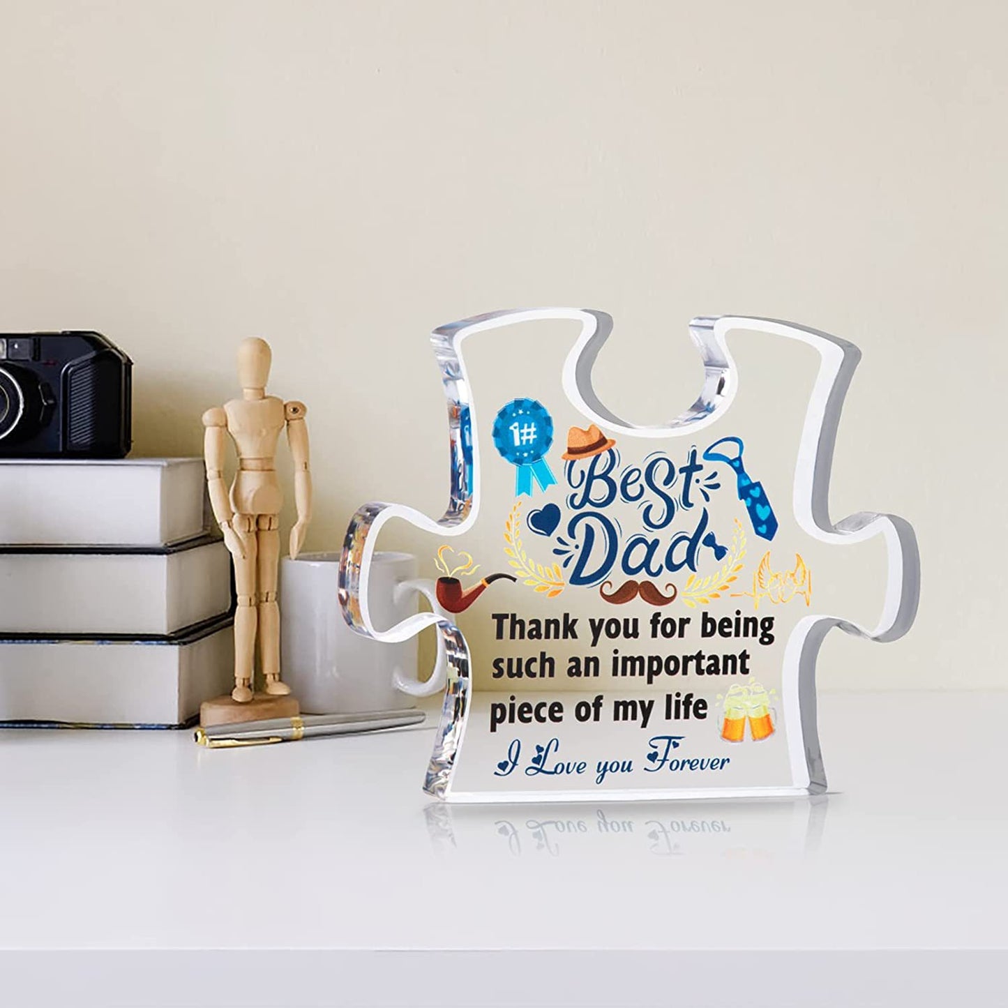 Acrylic Transparent Puzzle Three-dimensional Father's Day Gift