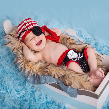 Hand-knitted Cartoon Animal-shaped Newborn Photography Outfits