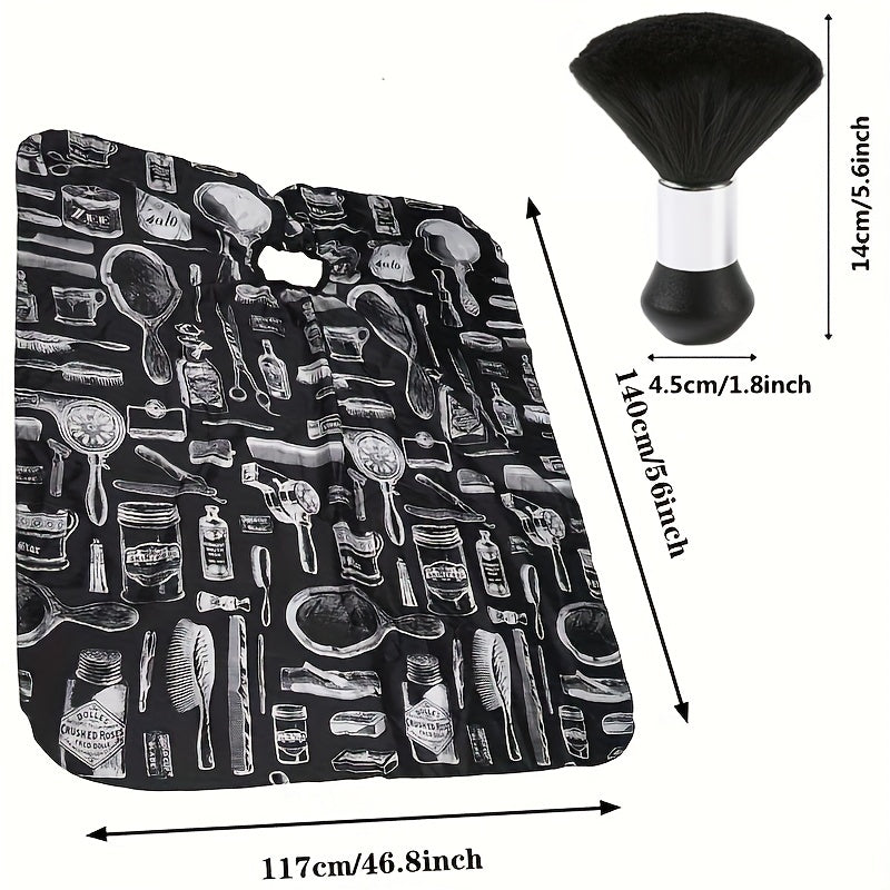 Professional Hair Cutting Cape, Salon Barber Cape, Hair Cutting Accessories, Waterproof Cloth Hair Cutting Apron