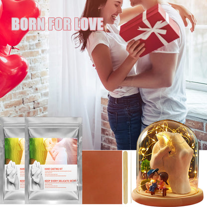 Valentine's Day Gift Cloning Powder Hand And Foot Mold Production Materials