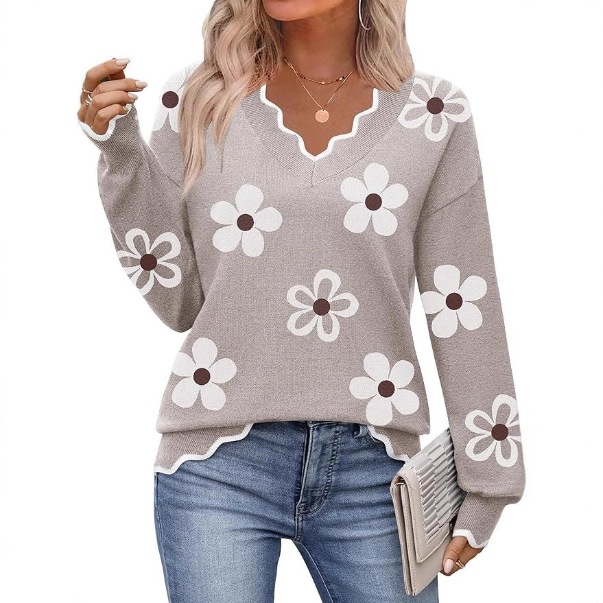 Lightweight Rib-knit Pullover Casual Top