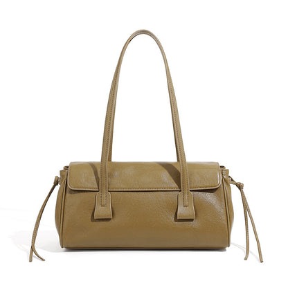 Women's Vegetable Tanned Cowhide Armpit High-end Handbag
