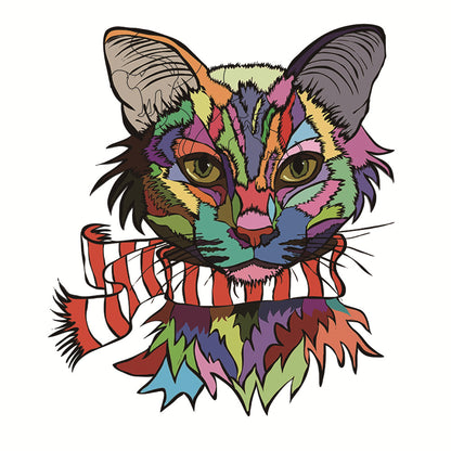 Each Piece Is Animal Shaped Christmas Gift Colorful Elephant Turtle Wooden Jigsaw Puzzles