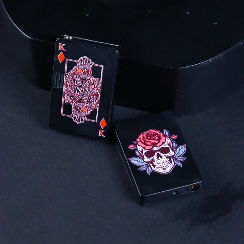 Inflatable Windproof Green Flame Lighter With Money Detector Light