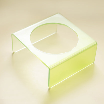 Cat Bowl Rack Acrylic Dog Bowl Anti-tumble