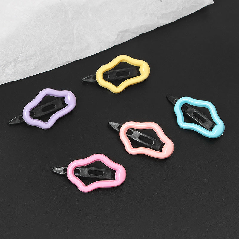 Cloud Irregular Press Clip Student Bang Clip