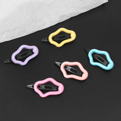 Cloud Irregular Press Clip Student Bang Clip