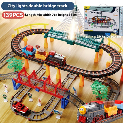 DIY Electric Rail Car Toy Model