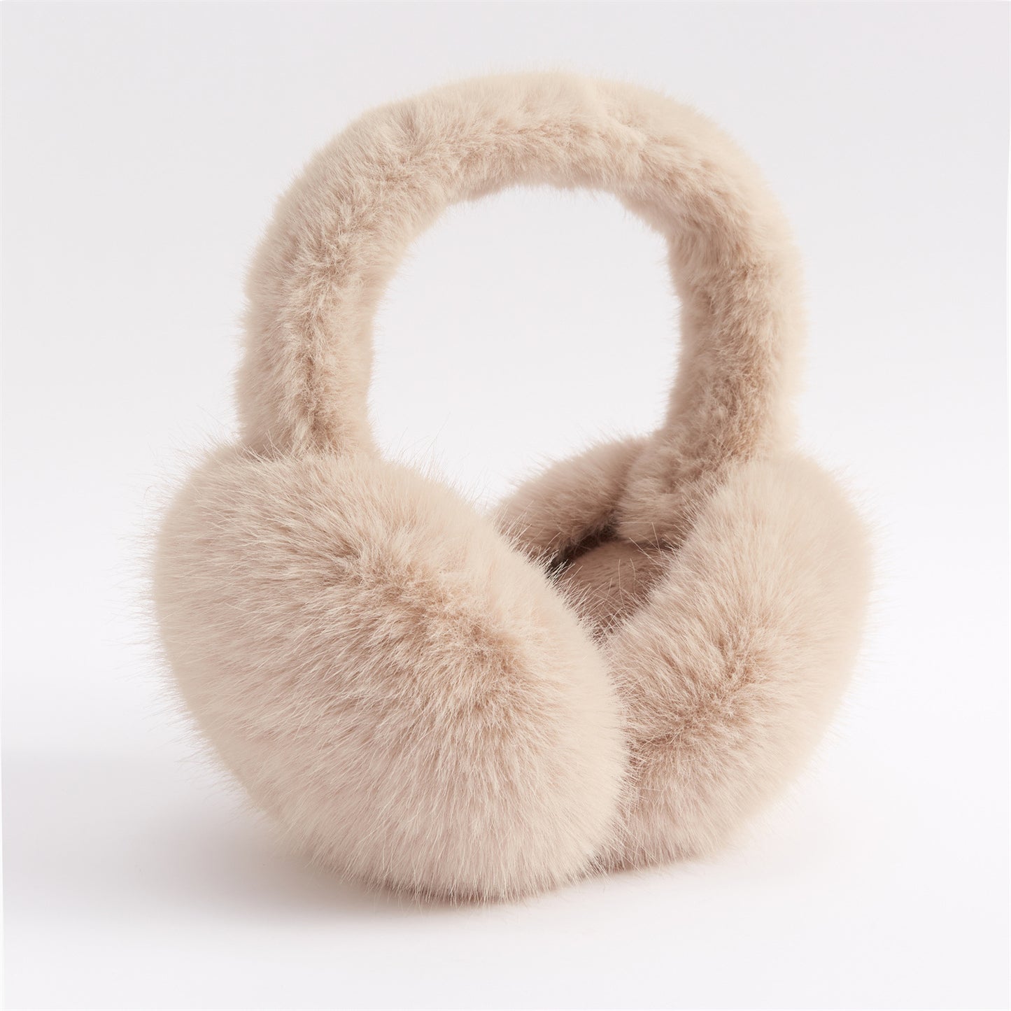 Fox-fur Ear Warmers For Warmth And Frost Protection