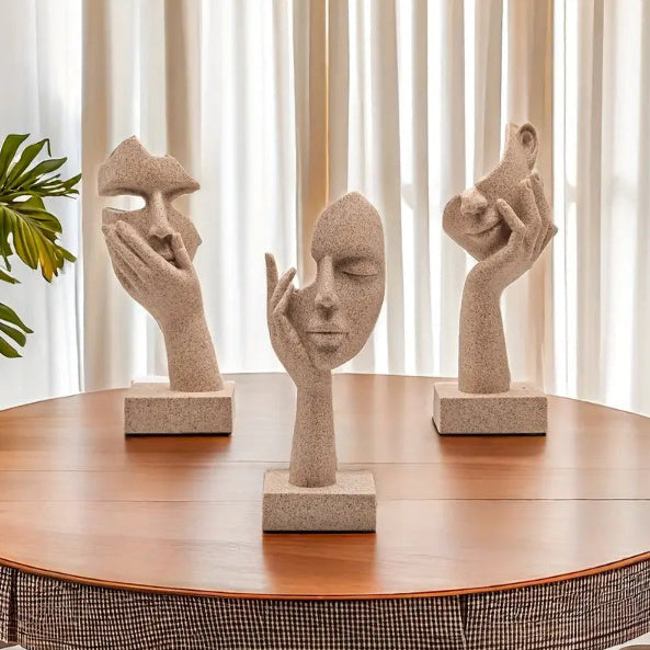 Büro-Wohnzimmer-Skulpturen