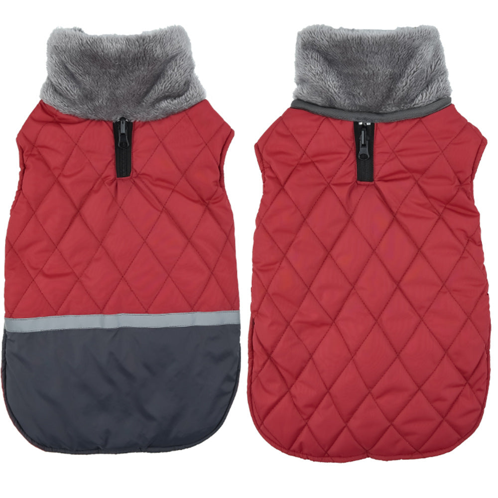 Plush Lapel Pet Clothes Double-sided
