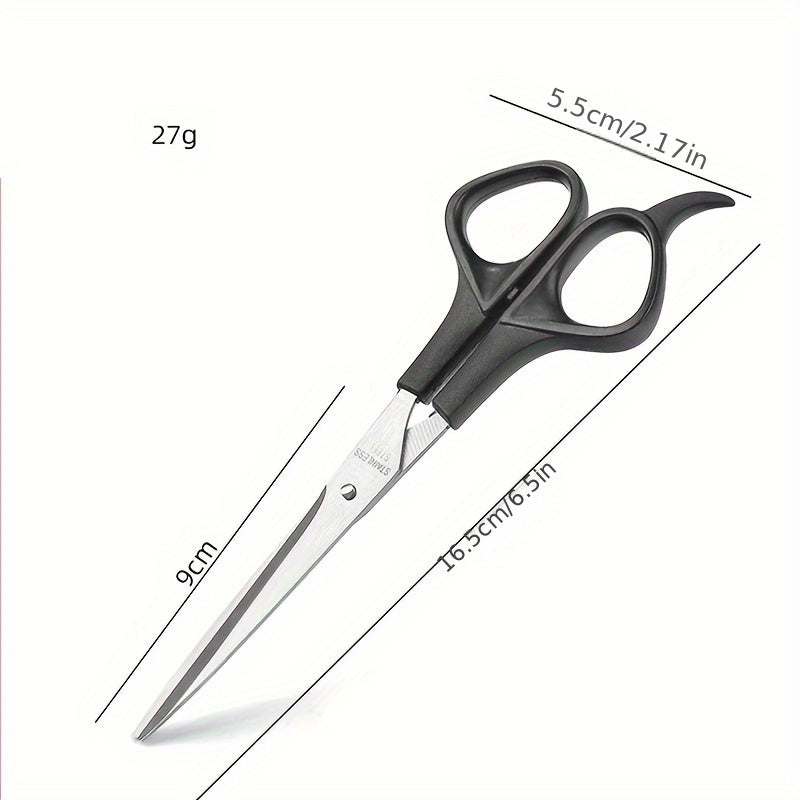 1pc Professional Hair Cutting Scissors - Thinning Shears For Barbers And Salons - Durable And Sharp For Precise Cuts