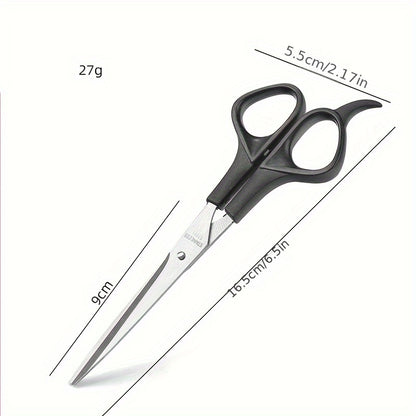 1pc Professional Hair Cutting Scissors - Thinning Shears For Barbers And Salons - Durable And Sharp For Precise Cuts