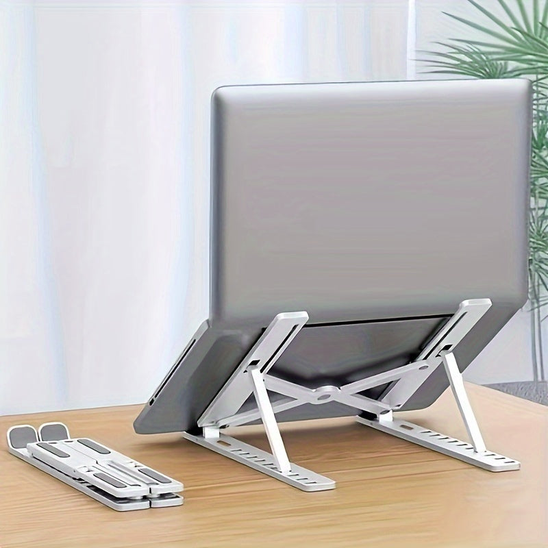 Ergonomic Laptop Stand - Foldable Adjustable Desk Riser for MacBook & PC