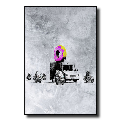 Living Room Decorated Canvas Painting