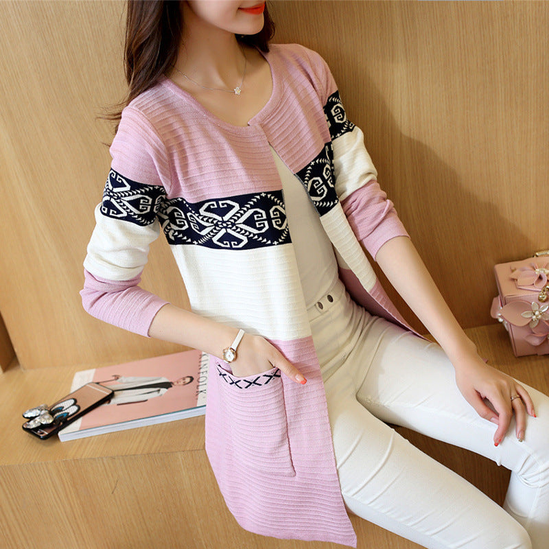 Women's Mid-length Retro Ethnic Style Long-sleeved Coat