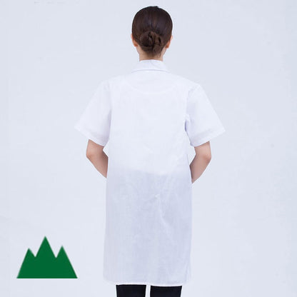 Work Clothes White Coat Doctor's Clothes Pharmacy Beauty Salon Food Factory Tooling Experimental Clothes Chef Long Sleeve White Coat