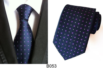 Manufacturers wholesale tie polyester jacquard tie men's casual formal wear professional business tie in stock supply
