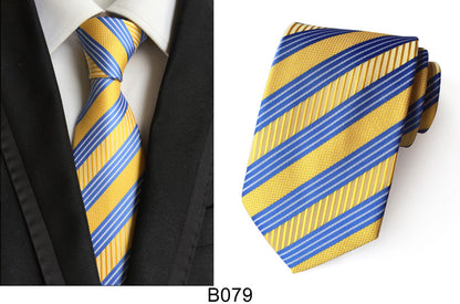 Manufacturers wholesale tie polyester jacquard tie men's casual formal wear professional business tie in stock supply
