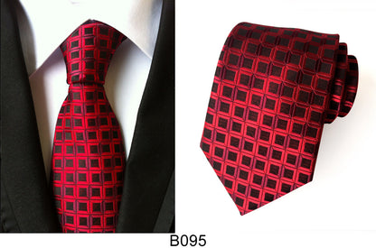 Manufacturers wholesale tie polyester jacquard tie men's casual formal wear professional business tie in stock supply