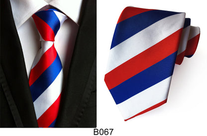 Manufacturers wholesale tie polyester jacquard tie men's casual formal wear professional business tie in stock supply