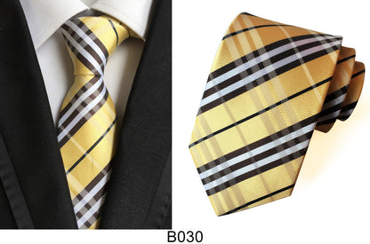 Manufacturers wholesale tie polyester jacquard tie men's casual formal wear professional business tie in stock supply