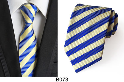 Manufacturers wholesale tie polyester jacquard tie men's casual formal wear professional business tie in stock supply