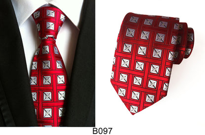 Manufacturers wholesale tie polyester jacquard tie men's casual formal wear professional business tie in stock supply