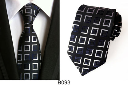 Manufacturers wholesale tie polyester jacquard tie men's casual formal wear professional business tie in stock supply