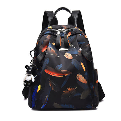 Oxford Cloth high-capacity women's backpack