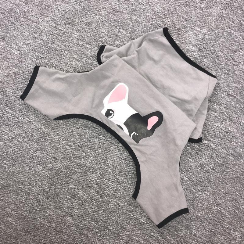 Fat Dog Four-Legged Cotton Printed Pajamas