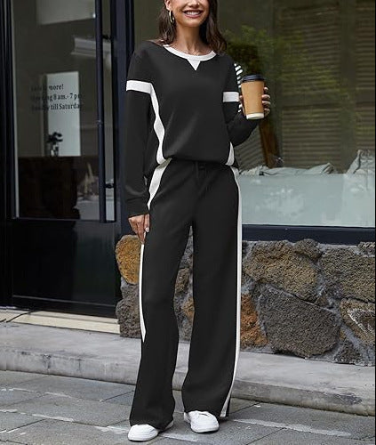 Casual Thin Korean Style Loose Student Fashion Sportswear Comfortable Two-piece Suit