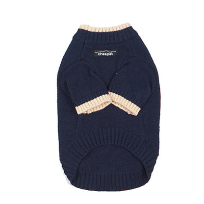 Contrast Color Two Legs Fall Winter Fashion Pet Sweater