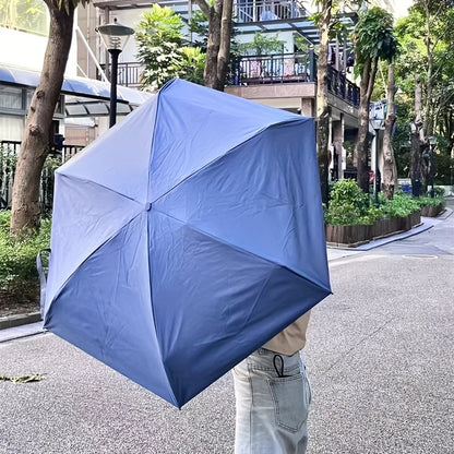 Premium Foldable Mini Pocket Umbrella - Compact Travel Umbrella with 6 Ribs | Lightweight Portable Rain Protection