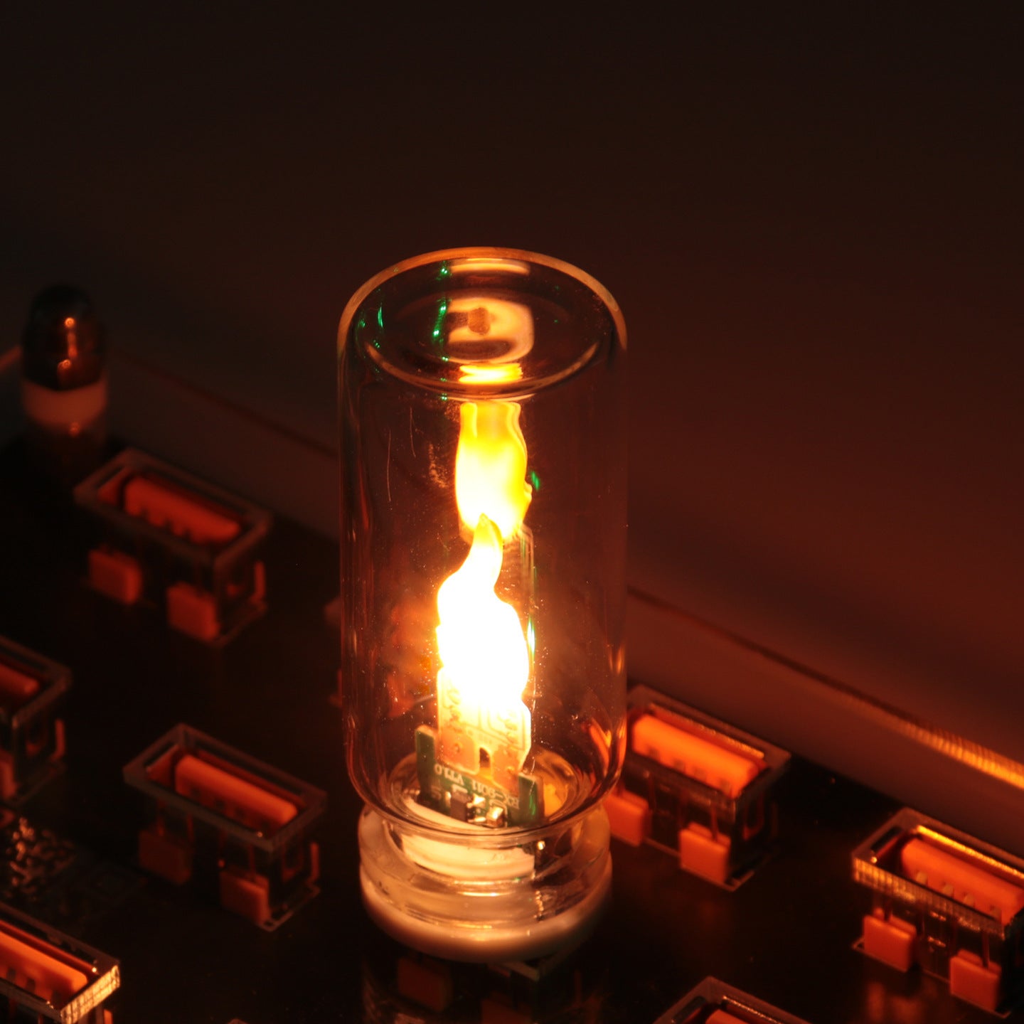 USB LED Flame Candle Light - Realistic Flickering Atmosphere Lamp
