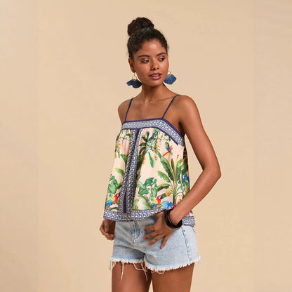 Women's Casual Loose-fit Chic Printed Camisole