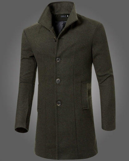 Mid-length men's coat
