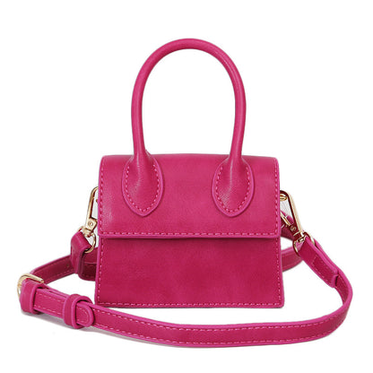 New PU Student Fashion Personality Korean Style Simple Retro Messenger Handbag