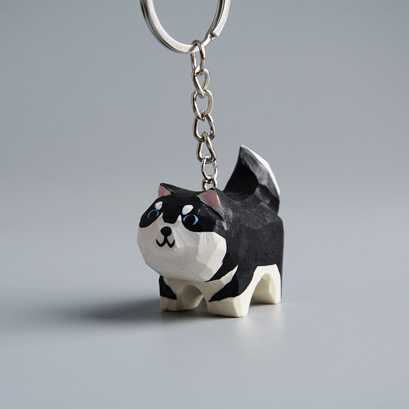 Handmade Wooden Cat Figurine - Artisan Carved Wood Cat Sculpture Home Decor Gift