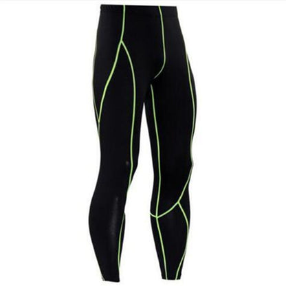 Summer Men's Blackout Compression Tight Fitting Pants