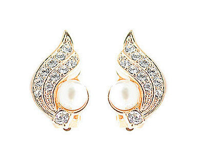 Valentine's Day Gift Angel Wings Pearl Ear Clip
