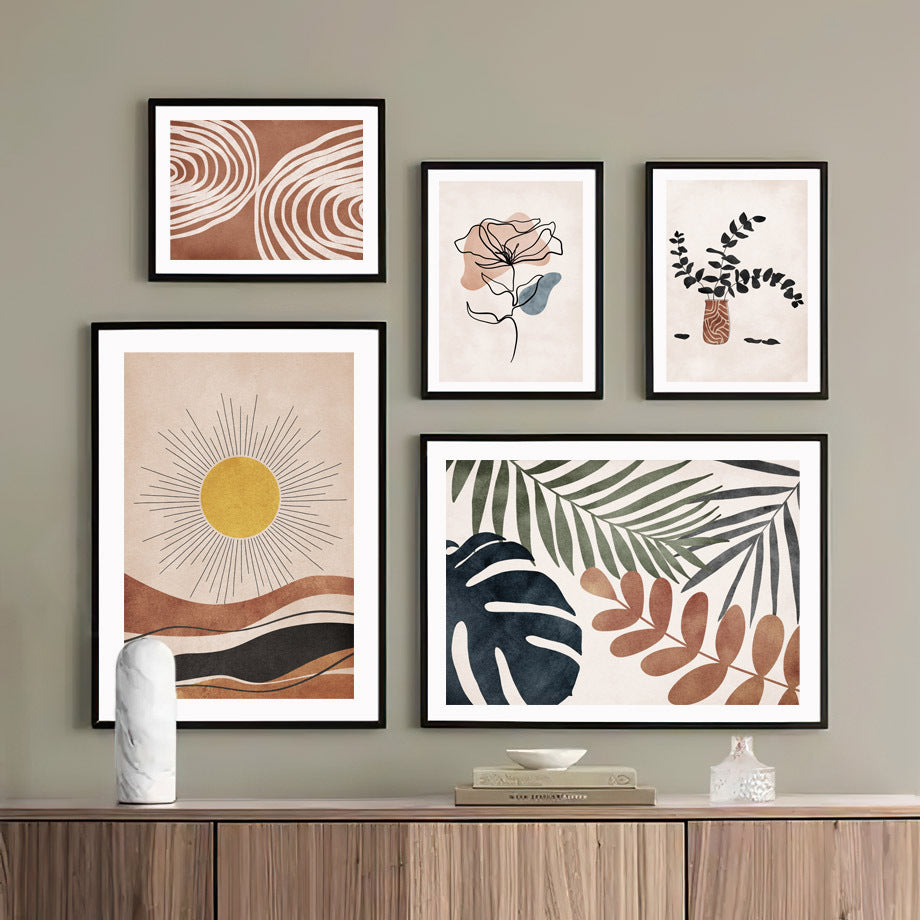 Living Room Decorated Canvas Painting