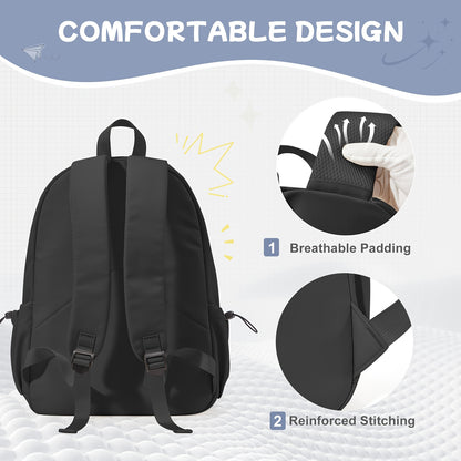 Premium Lightweight Laptop Backpack - Casual School & Work Bag for Men & Women