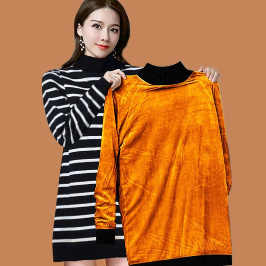 Women's Thickened Mid-length Long-sleeve Sweater