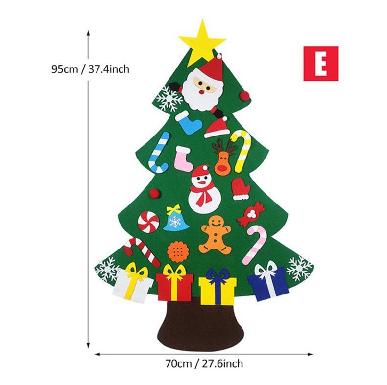 Felt Christmas Tree Or Snowman Holiday Decoration, Perfect For Homes, Classrooms, Offices, And Party Venues, Versatile Seasonal Decor, Festive Wall Art, Christmas Decorations, Best For Christmas, Ch
