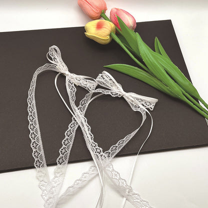 Ultra-fairy Lace Bow Ribbon Hair Clip