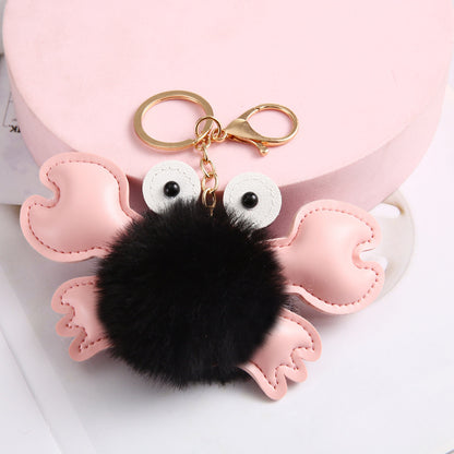 Cartoon Cute Crab Keychain Pendant